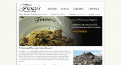 Desktop Screenshot of francos-italiano.com